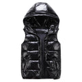 Gilet Matelassé Unisexe Élégant avec Capuche – Style Premium