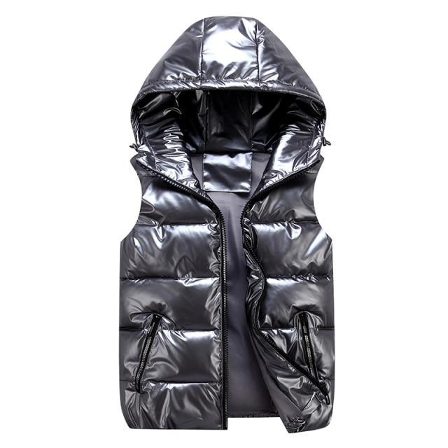 Gilet Matelassé Unisexe Élégant avec Capuche – Style Premium