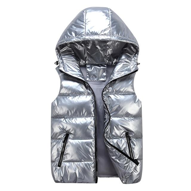 Gilet Matelassé Unisexe Élégant avec Capuche – Style Premium