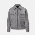 Veste Ample en Suède Premium pour Homme