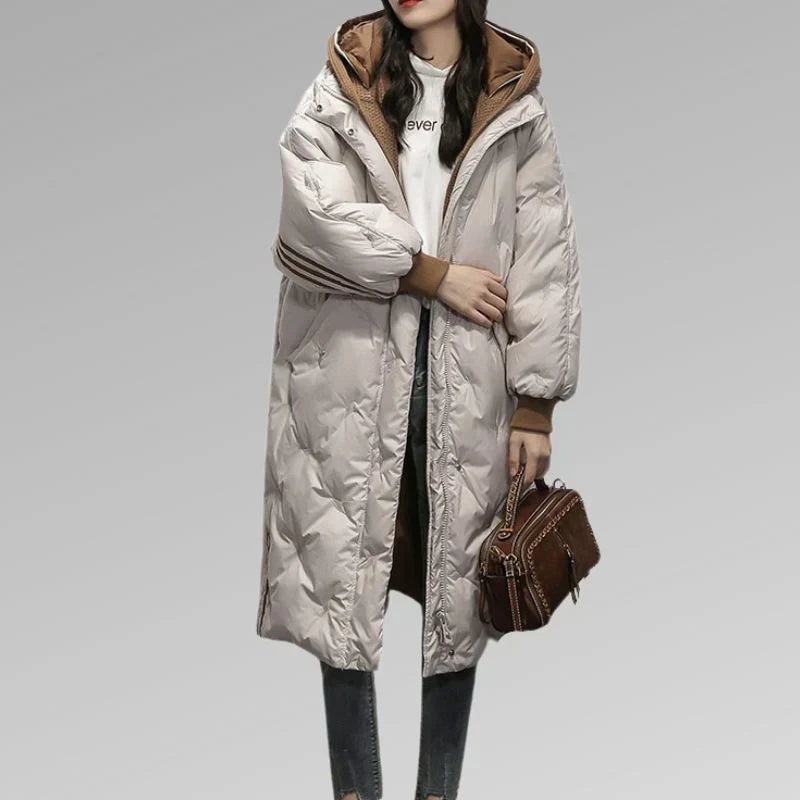 Manteau d’Hiver Long Féminin & Ultra-Chaud