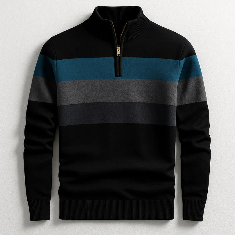 Pull Lorven Rayé pour Homme – Look Moderne Décontracté