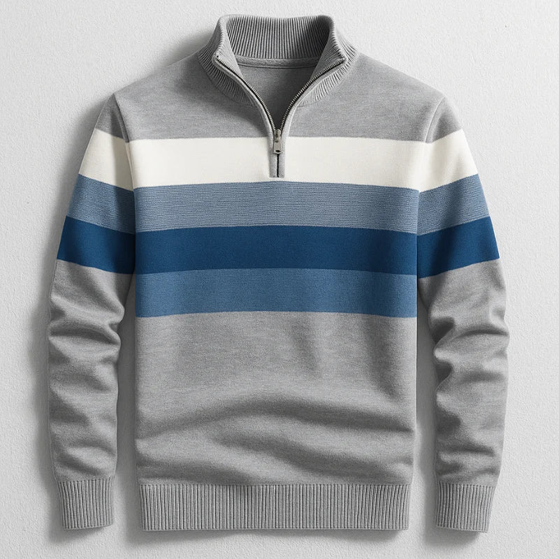Pull Lorven Rayé pour Homme – Look Moderne Décontracté