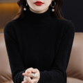 Pull à Col Roulé en Cachemire de Luxe pour Femme