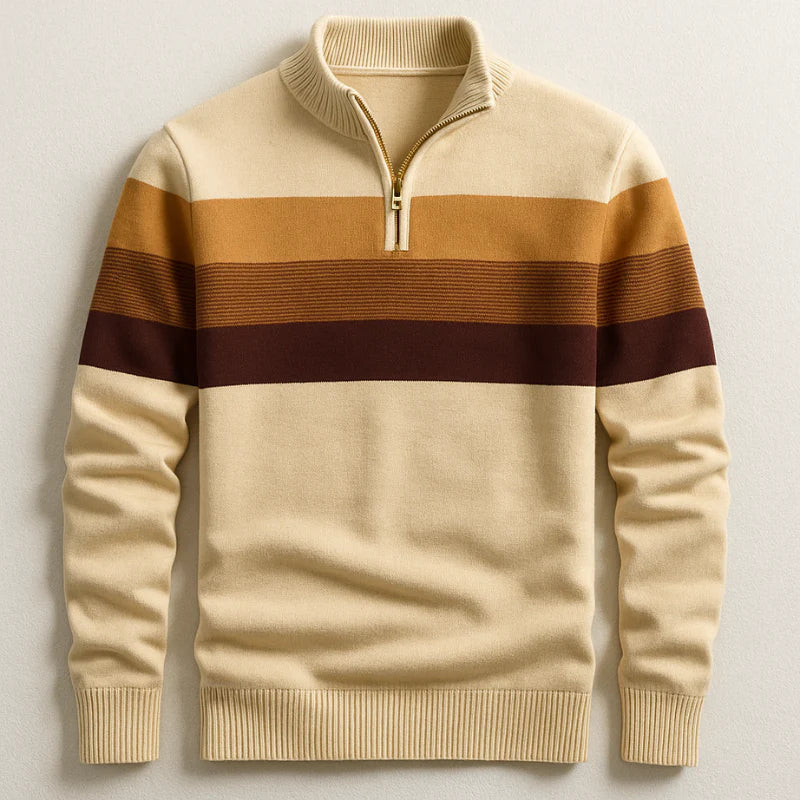 Pull Lorven Rayé pour Homme – Look Moderne Décontracté