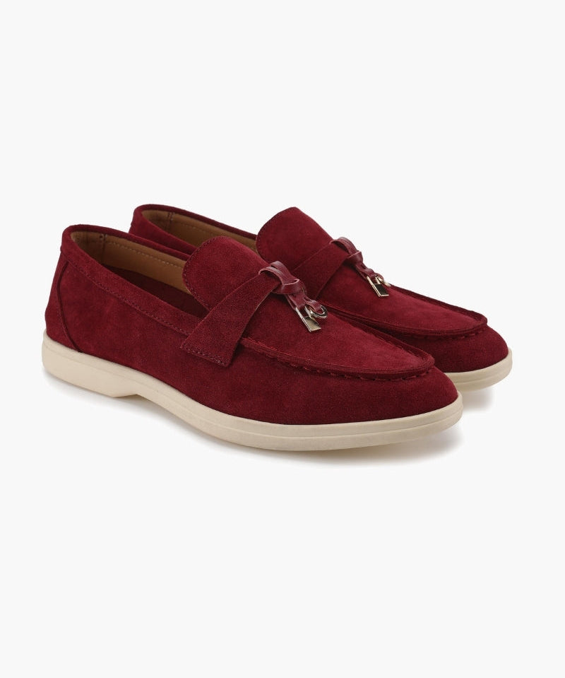 Mocassins Femme en Suède Élégants et Confortables