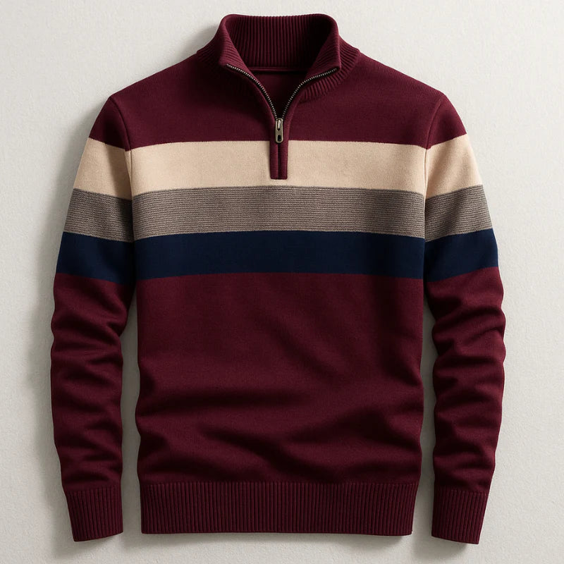 Pull Lorven Rayé pour Homme – Look Moderne Décontracté