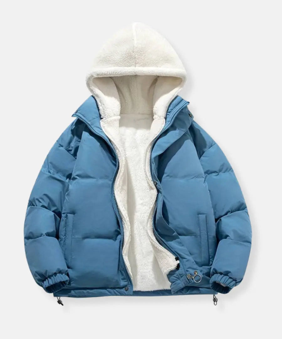 Veste d’Hiver Zippée Chaude