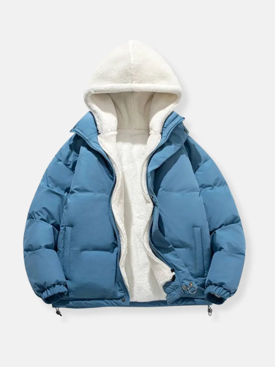 Veste d’Hiver Zippée Chaude