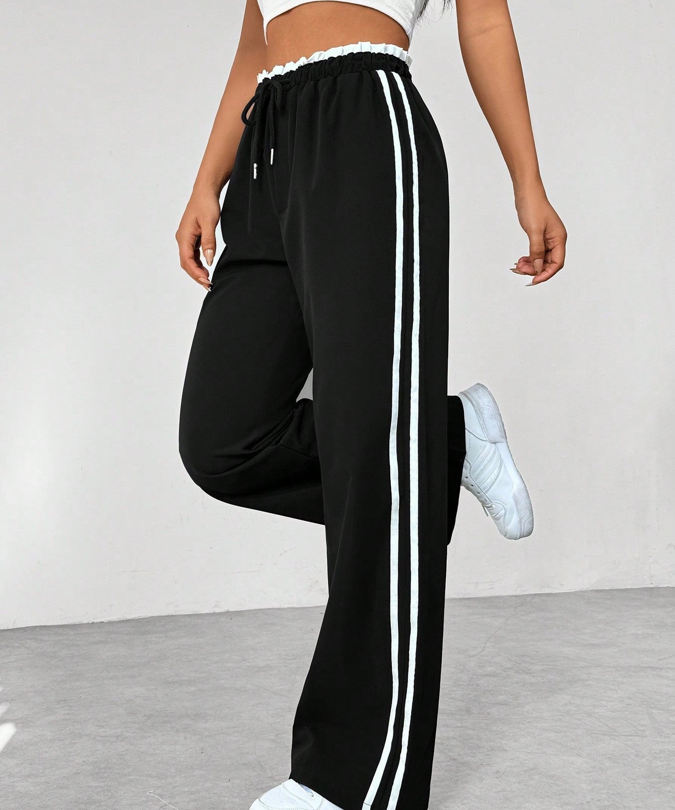 Pantalon Sport Femme Large et Tendance