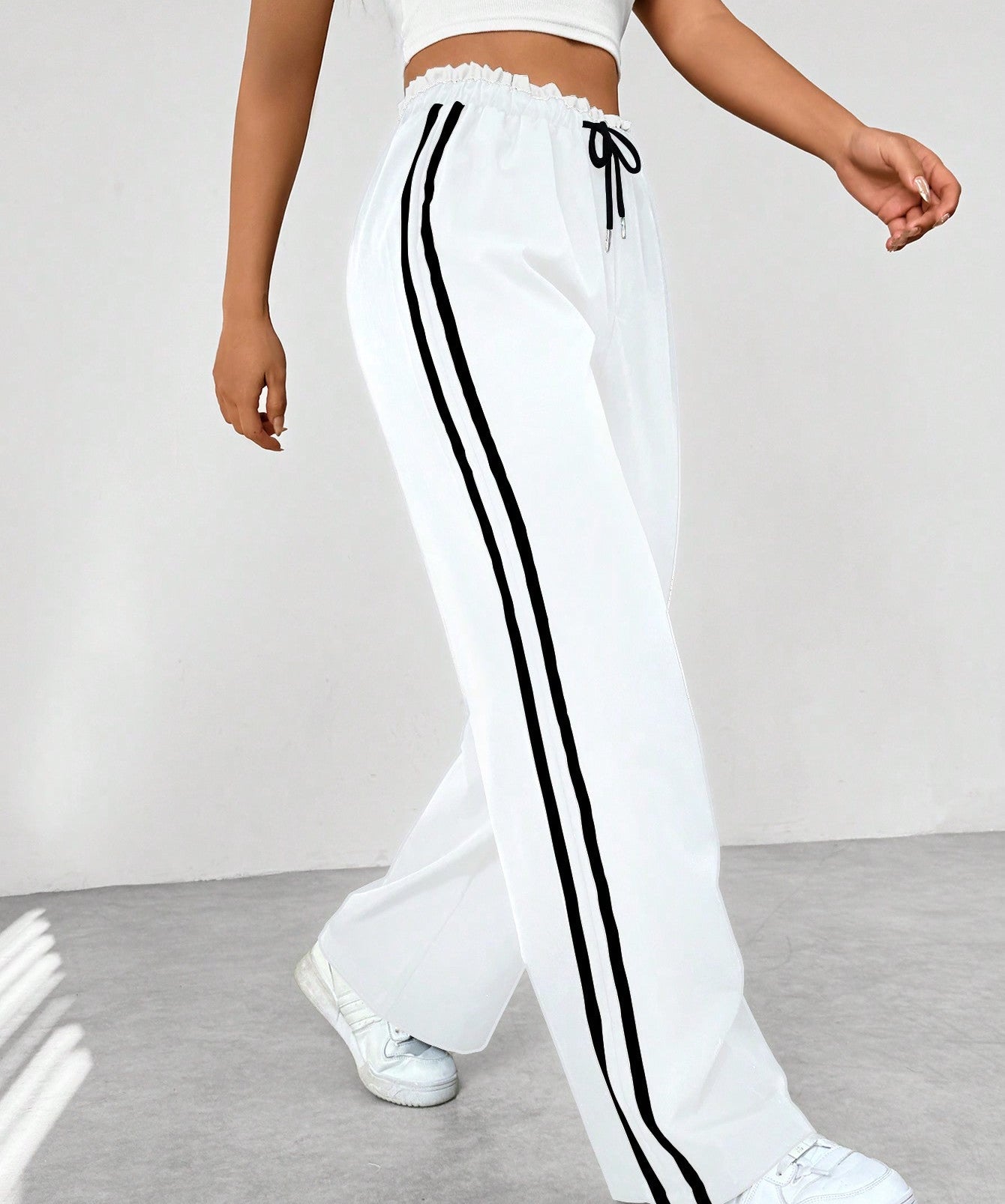 Pantalon Sport Femme Large et Tendance
