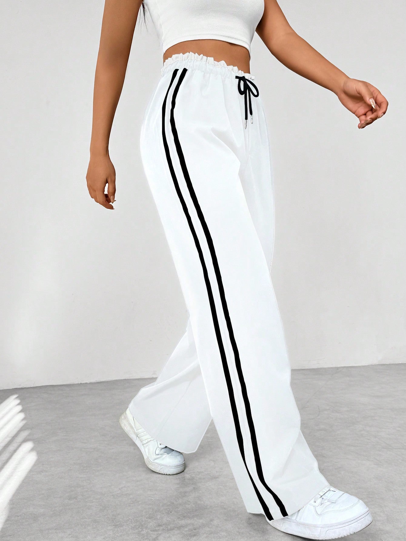 Pantalon Sport Femme Large et Tendance