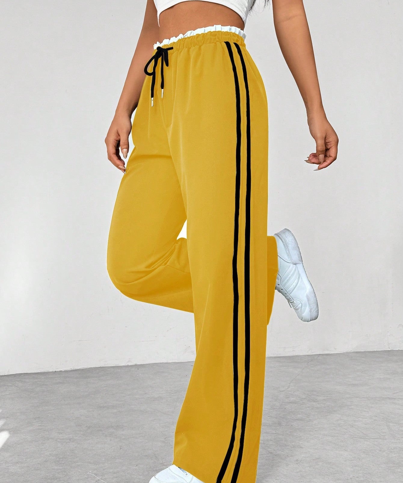 Pantalon Sport Femme Large et Tendance