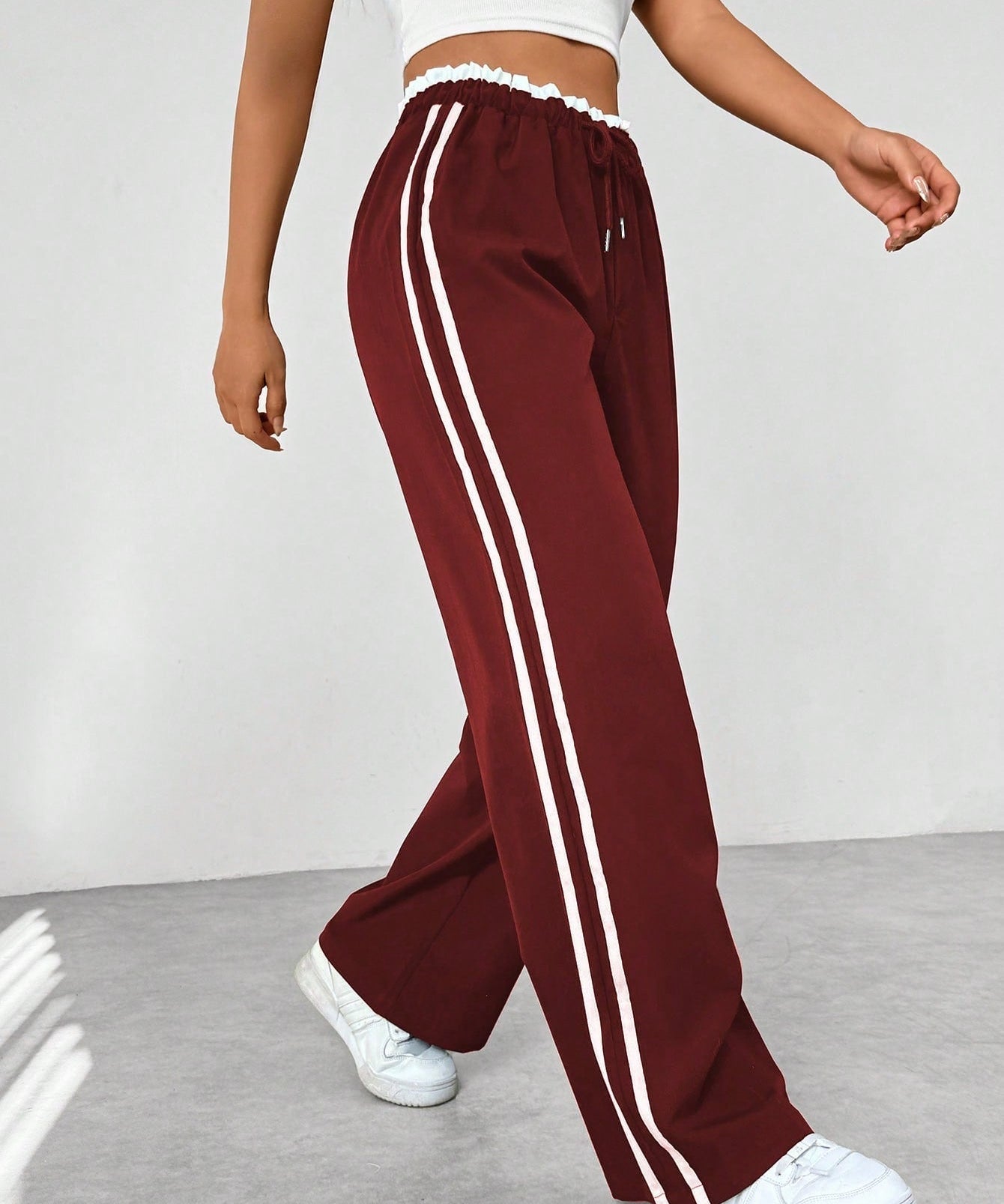Pantalon Sport Femme Large et Tendance
