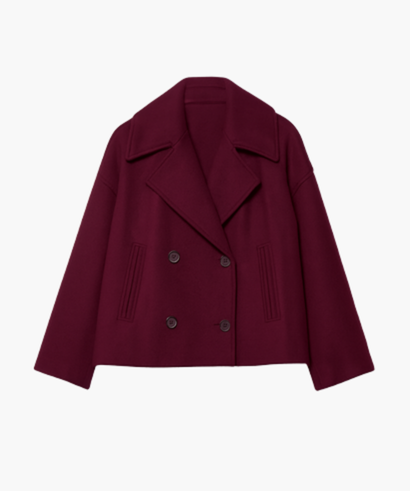 Veste Courte en Coton pour Femme – Double Boutonnage Chic & Moderne