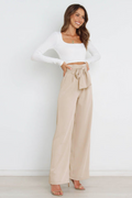 Pantalon Long en Lin Femme