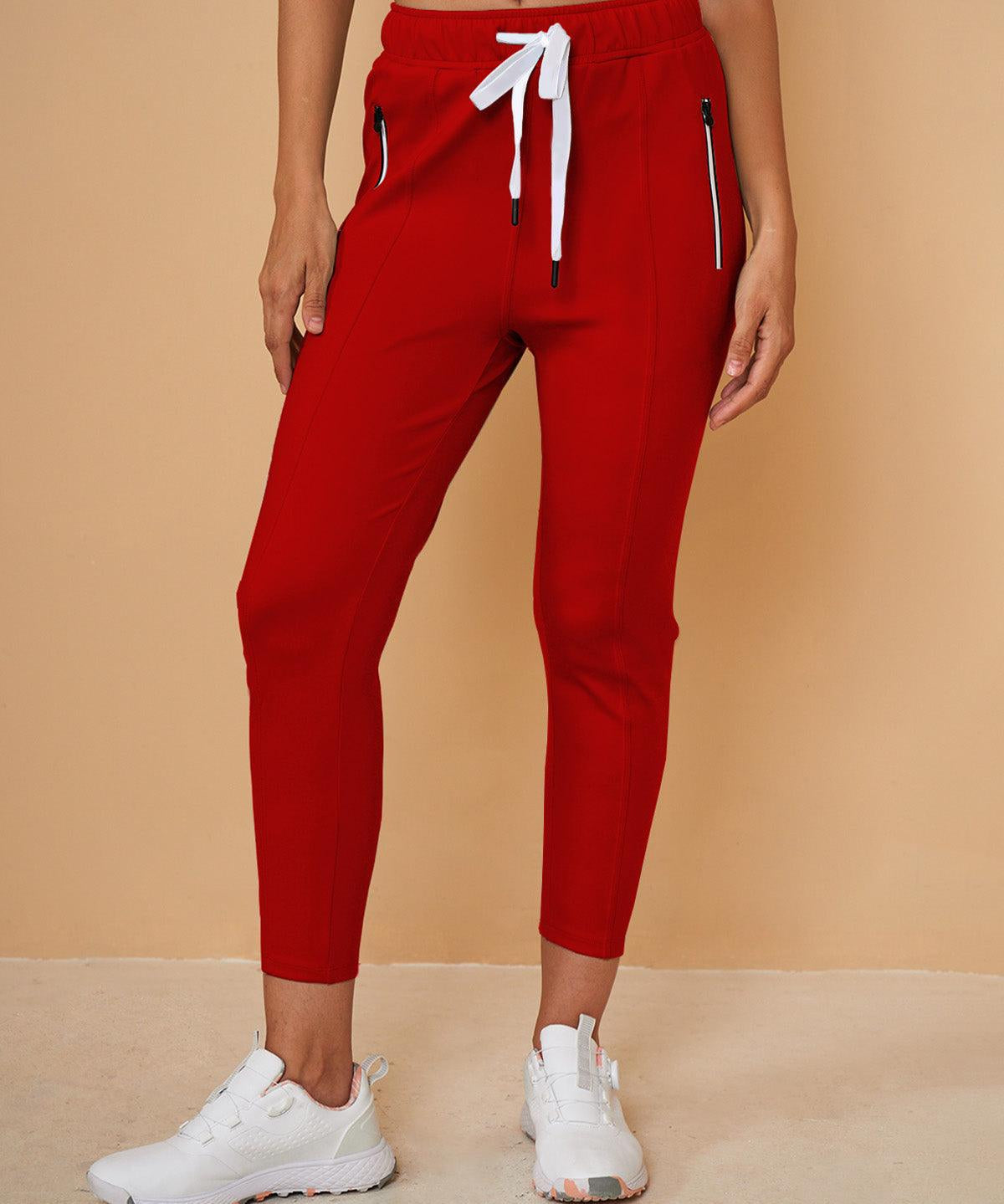 Pantalon Capri en Sweat avec Cordon de Serrage – Coupe Décontractée