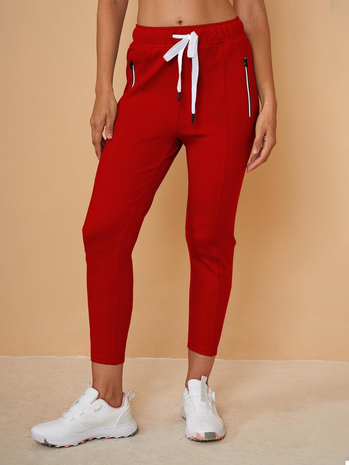 Pantalon Capri en Sweat avec Cordon de Serrage – Coupe Décontractée