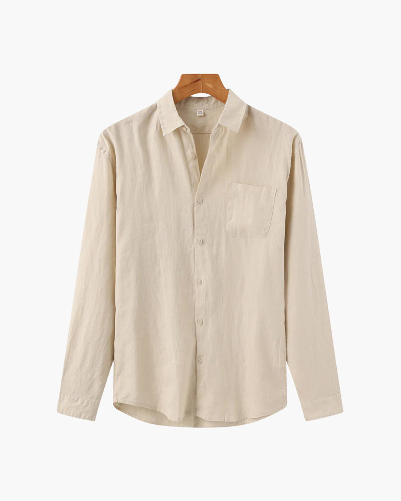 Chemise en Lin 100 % Naturel Élégance Décontractée