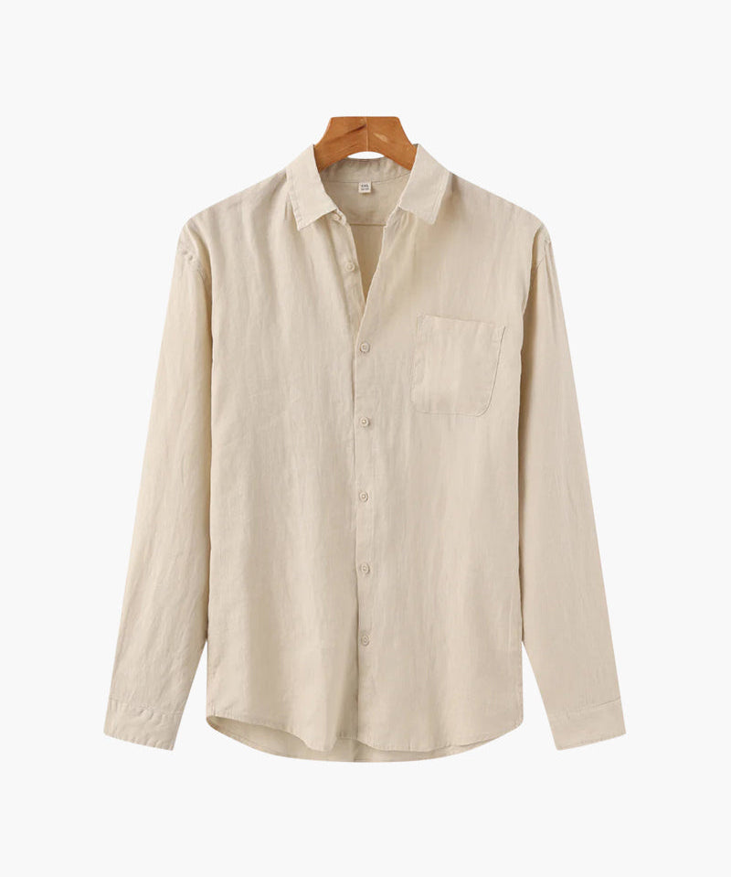 Chemise en Lin 100 % Naturel Élégance Décontractée