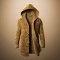 Cardigan Capuche Laine & Maille Hiver