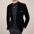 Blazer en Velours pour Homme – Veste de Soirée Ajustée & Élégante