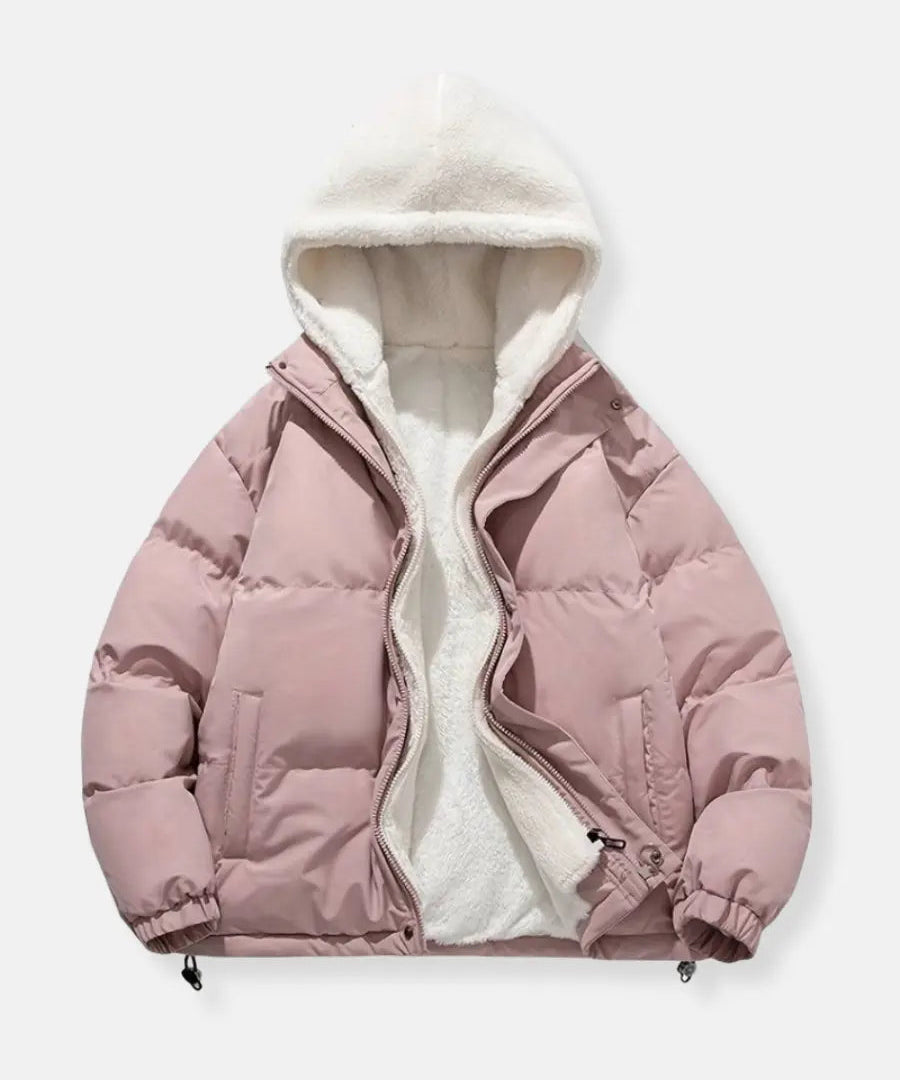 Veste d’Hiver Zippée Chaude
