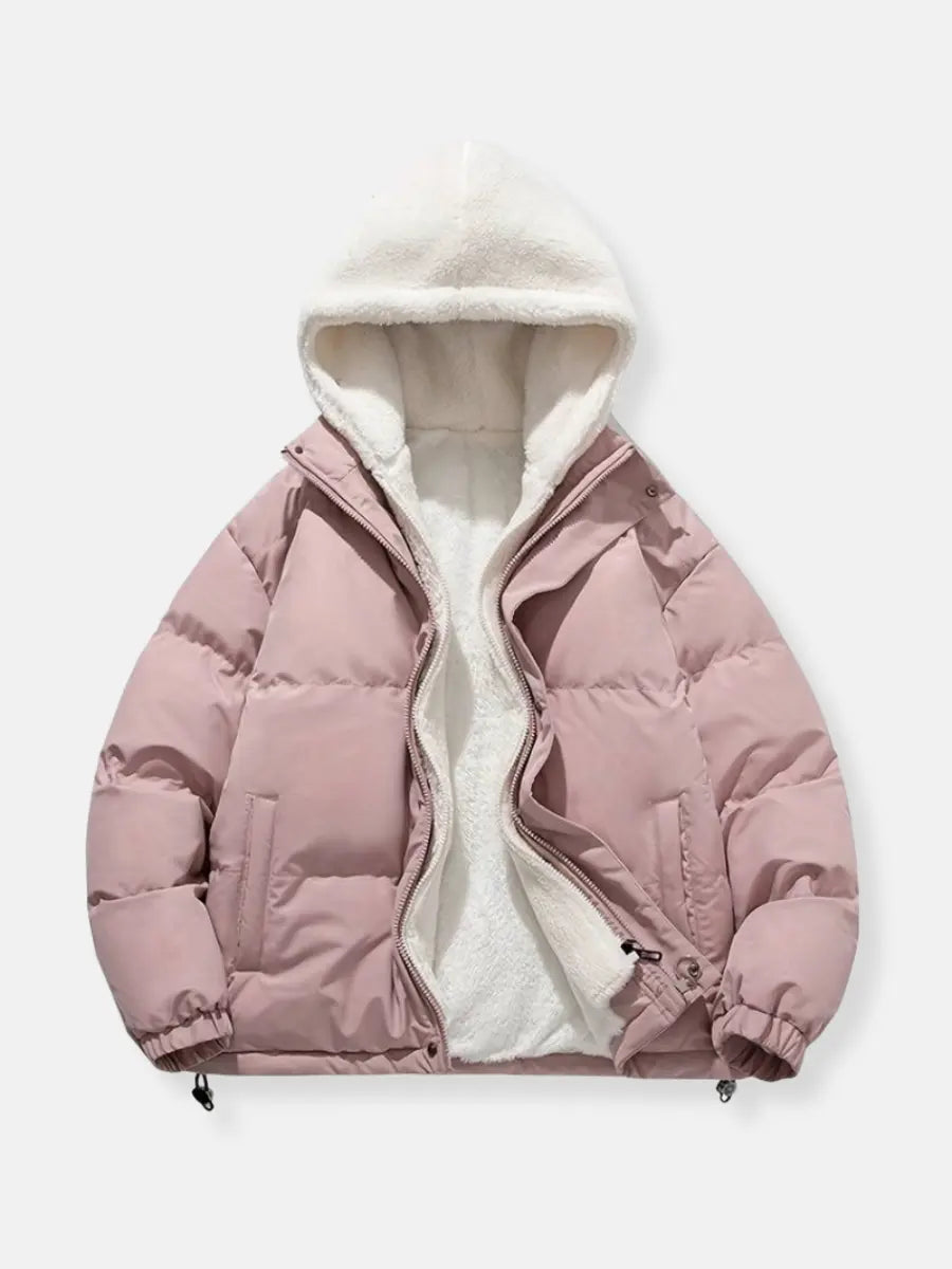 Veste d’Hiver Zippée Chaude