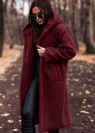 Manteau d’Hiver Féminin – Capuche en Fausse Fourrure & Chaleur Élégante