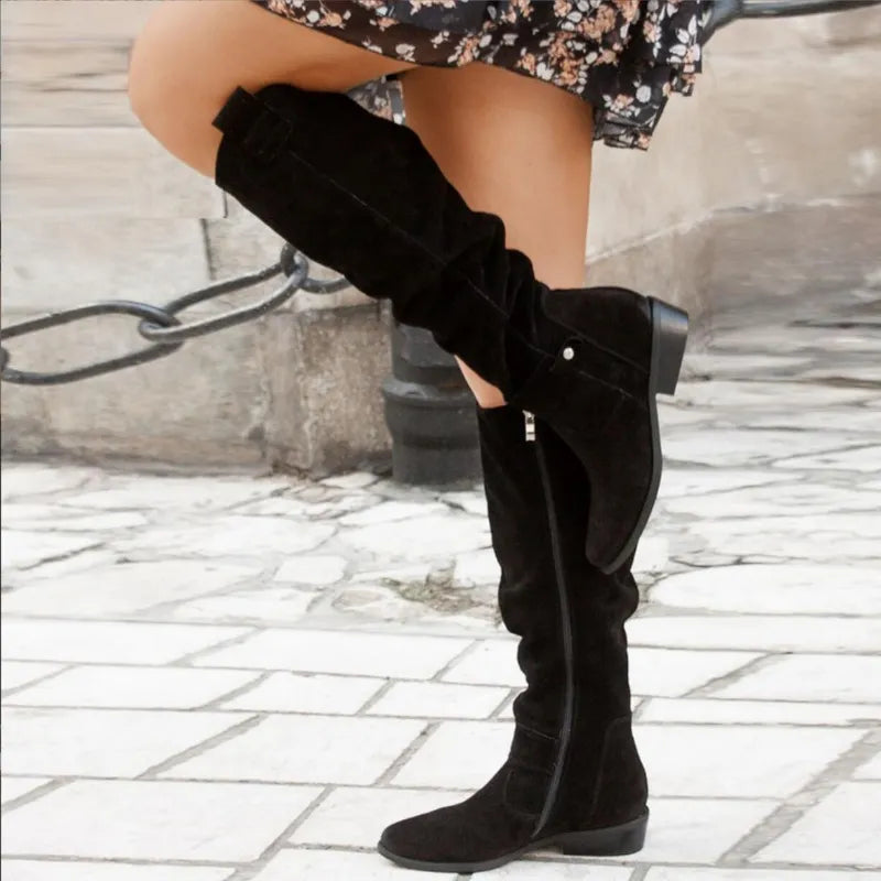 Bottes en Cuir pour Femme – Élégance & Style Intemporel