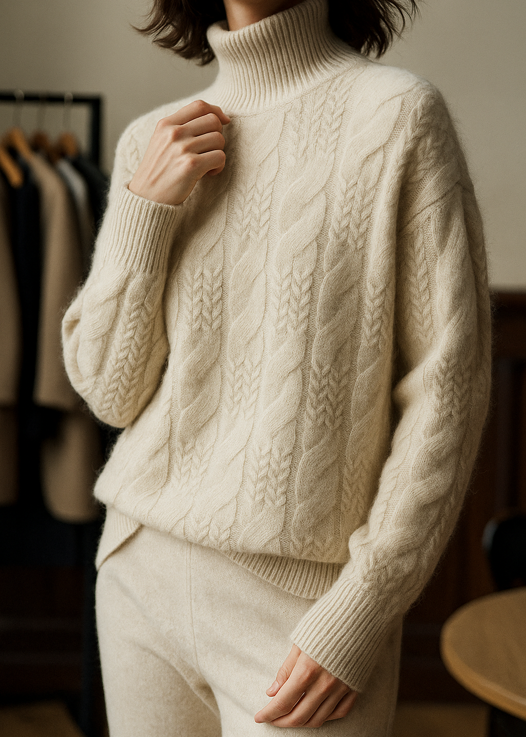 Pull en Tricot à Câble Carinthia