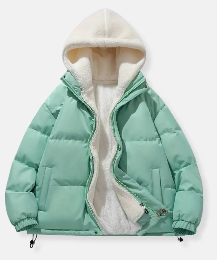 Veste d’Hiver Zippée Chaude