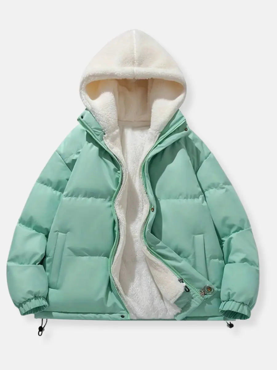 Veste d’Hiver Zippée Chaude