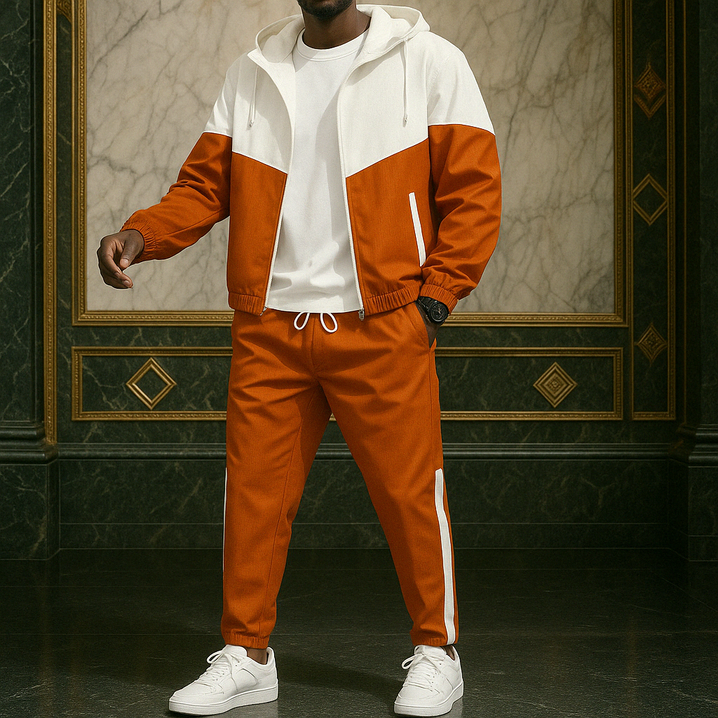 Ensemble Sport Bicolore & Survêtement Tendance