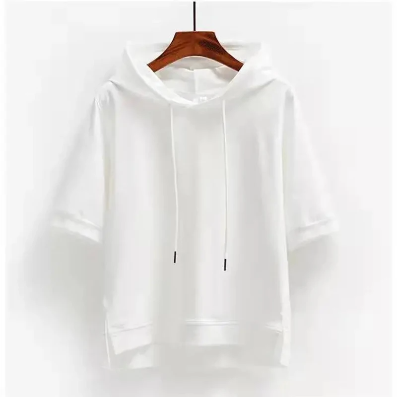 Hoodie Manches Courtes & Look Sport Urbain