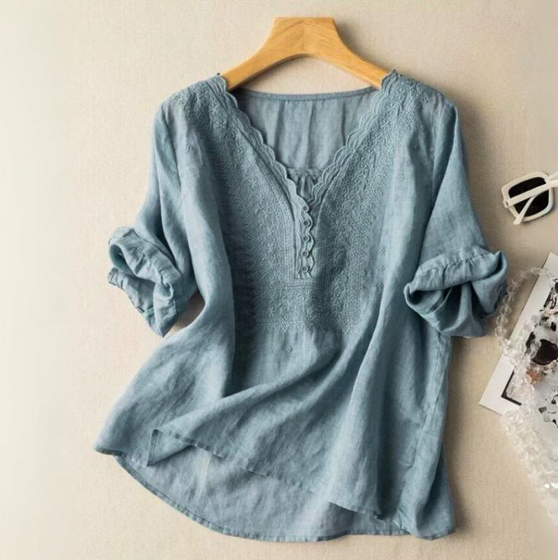 Blouse Coton-Lin & Style Naturel Chic