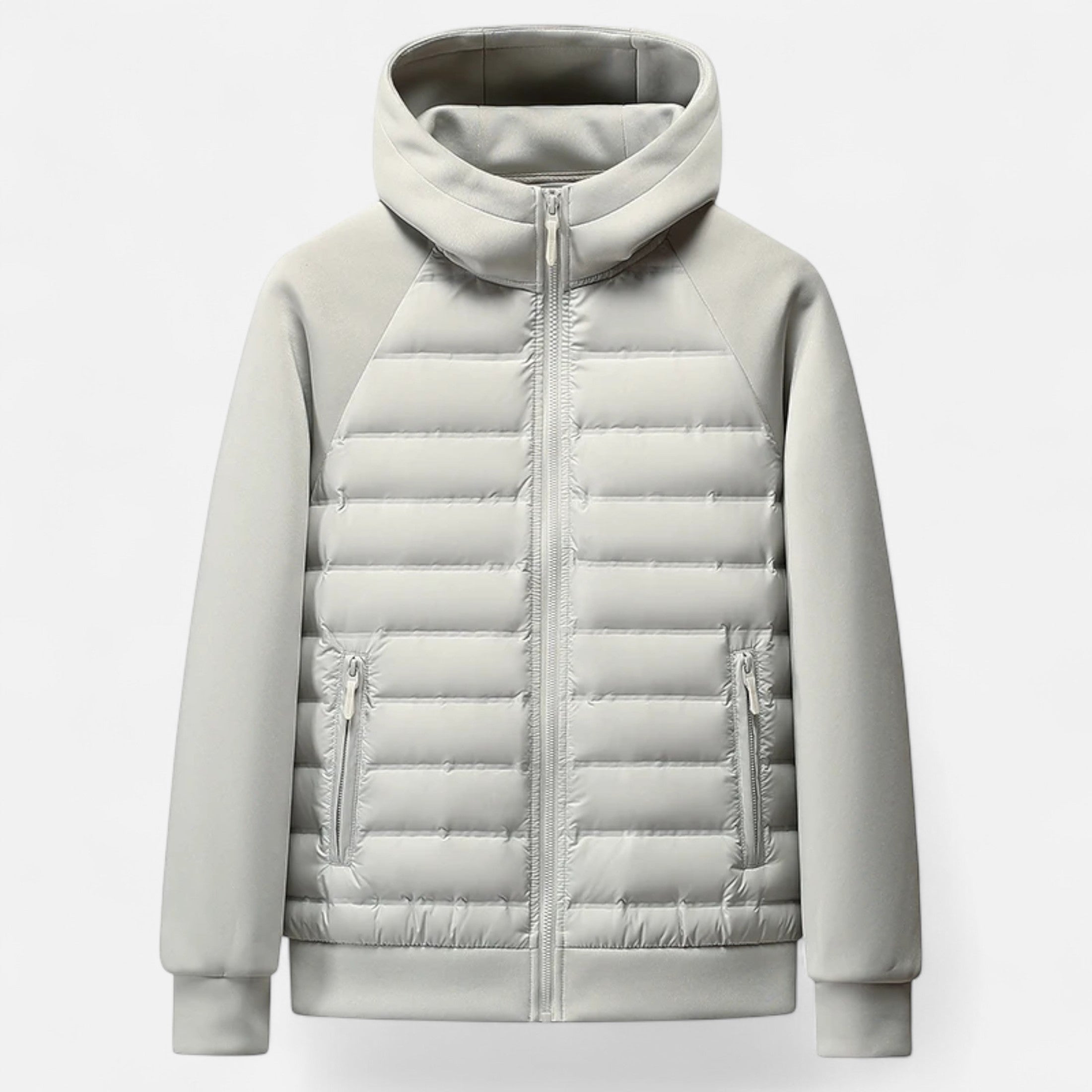 Veste d’Hiver Homme à Capuche – Style Matelassé Éclaté