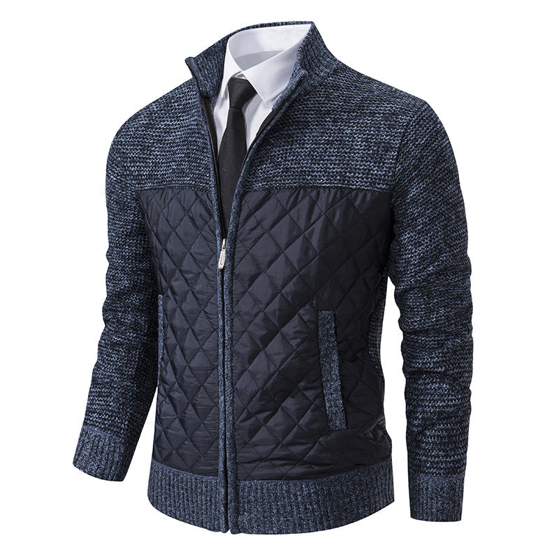 Veste Élégante en Jacquard Twill Chaude pour Homme