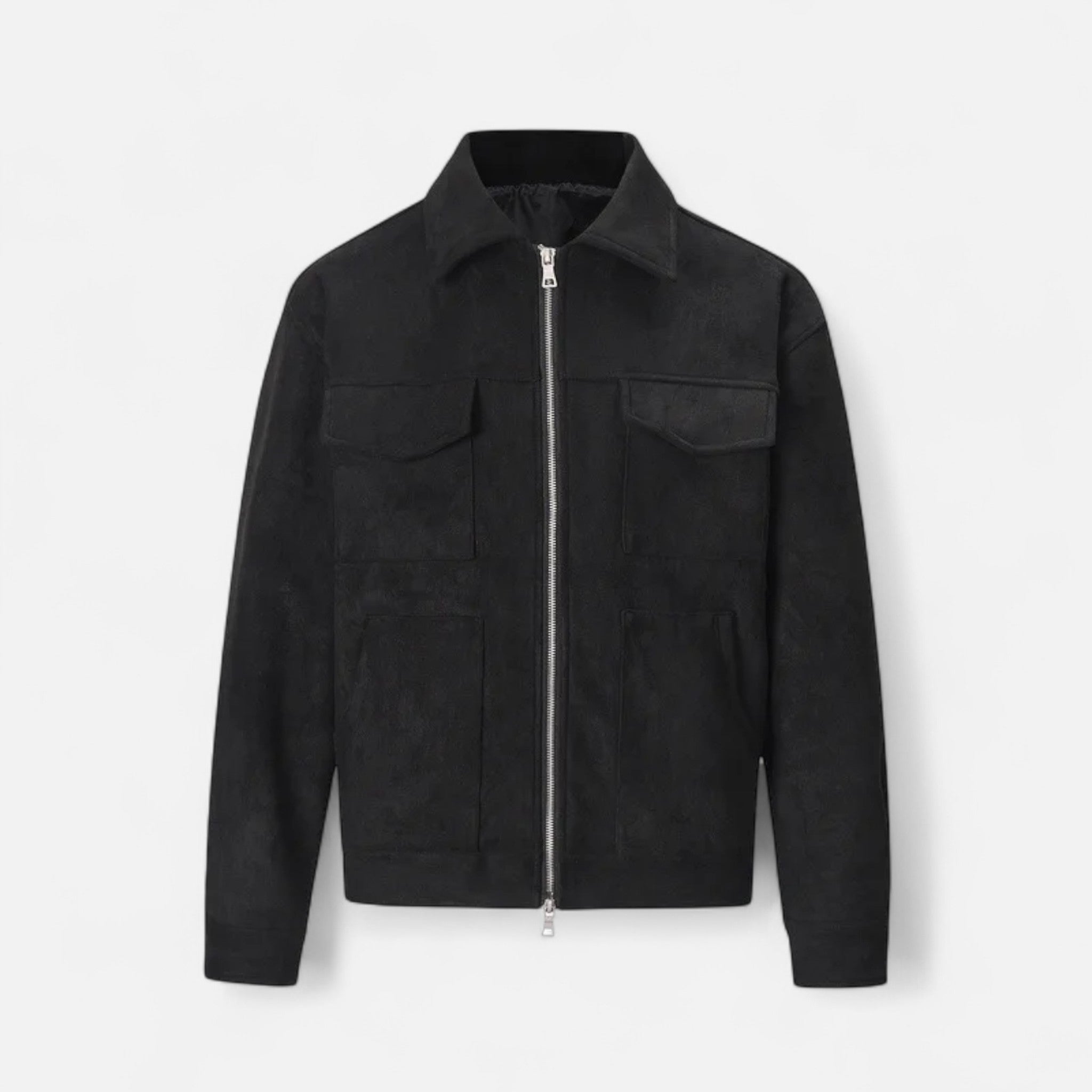 Veste Ample en Suède Premium pour Homme