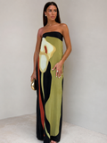 Robe Longue Dos Nu - Robe Fendue Glamour Élégante