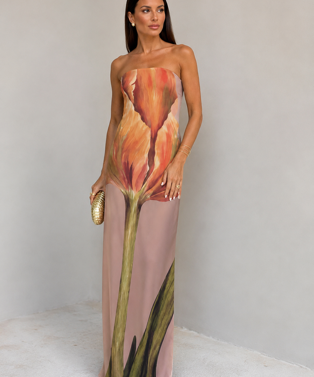 Robe Longue Dos Nu - Robe Fendue Glamour Élégante
