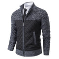 Veste Élégante en Jacquard Twill Chaude pour Homme