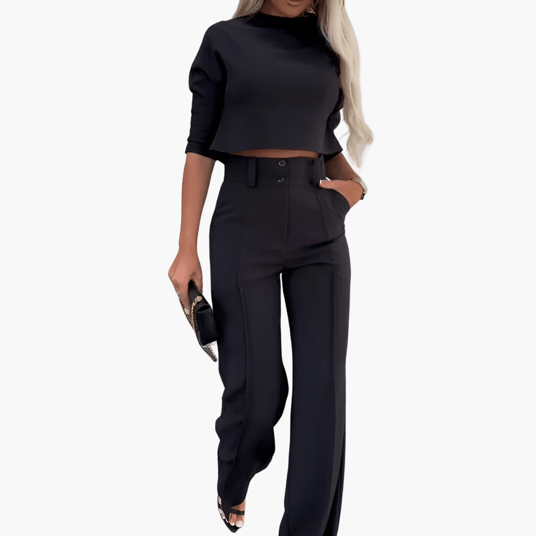 Haut élégant avec des jambes larges