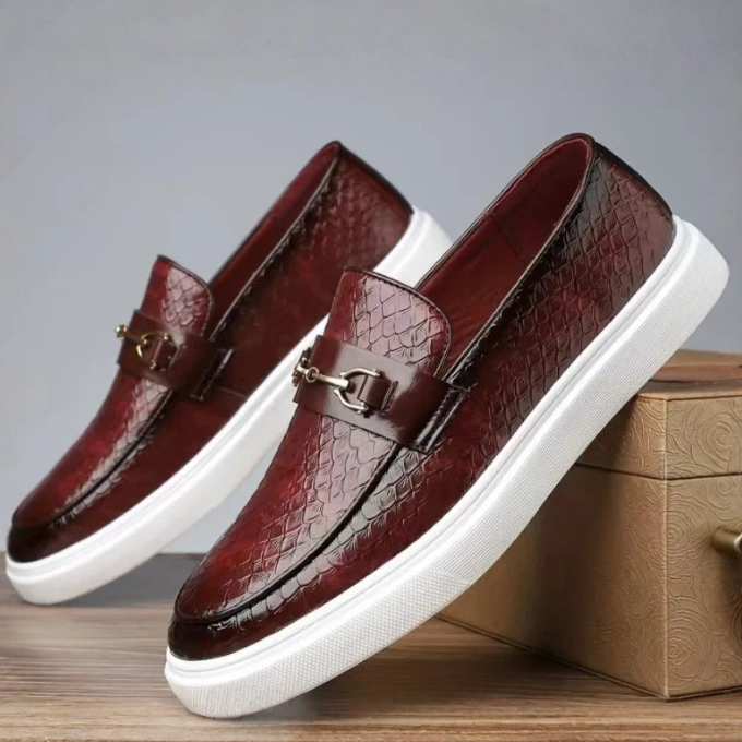 Aureo Loafers – Mocassins en cuir chic et confortables pour homme
