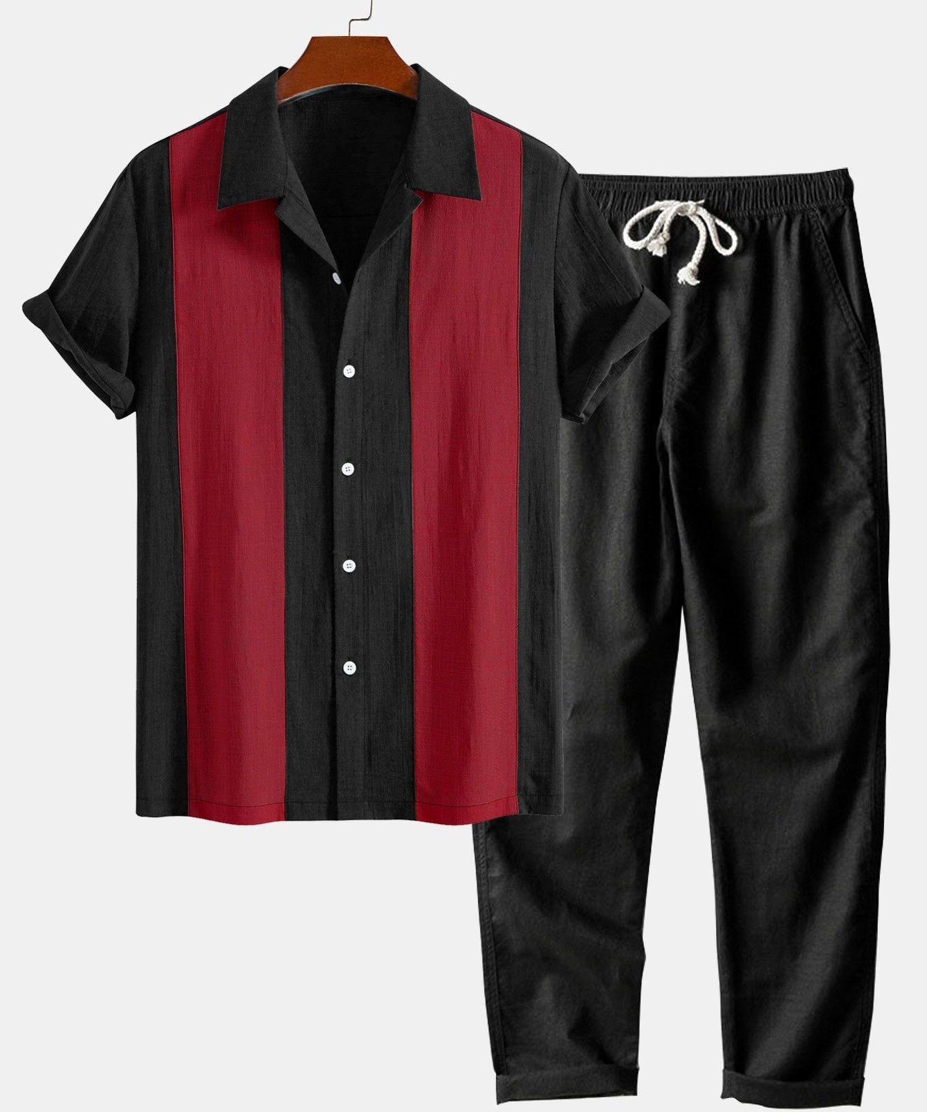 T-shirt à manches courtes et un pantalon en lin