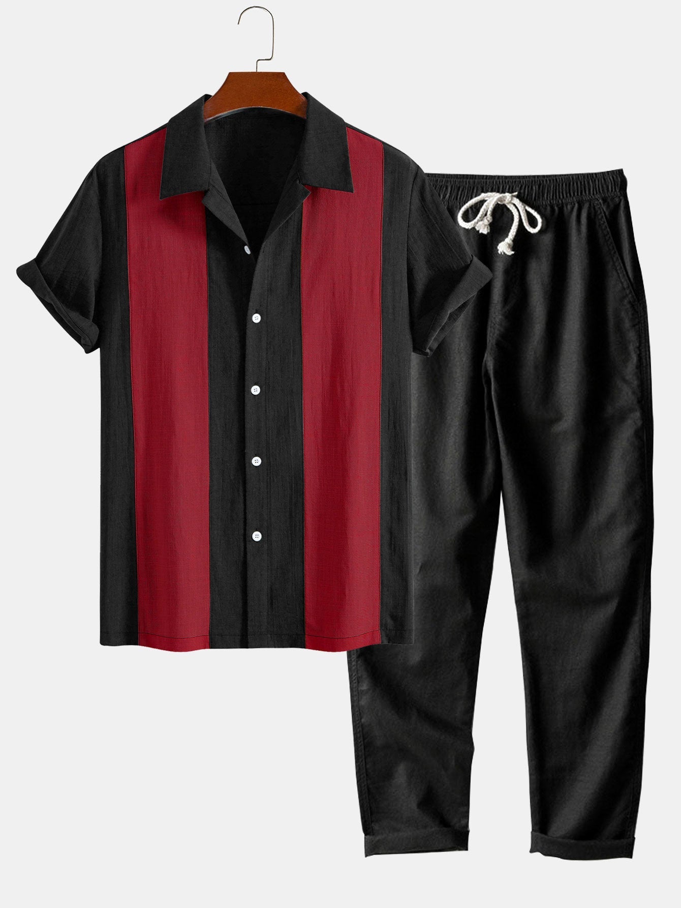T-shirt à manches courtes et un pantalon en lin