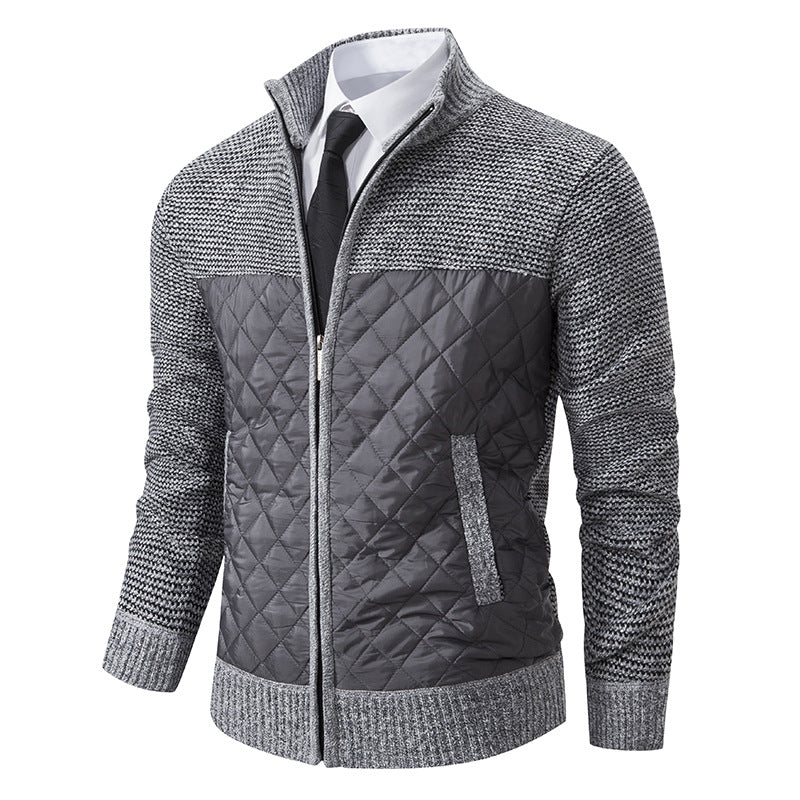 Veste Élégante en Jacquard Twill Chaude pour Homme