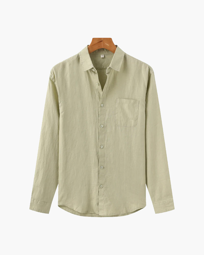 Chemise en Lin 100 % Naturel Élégance Décontractée