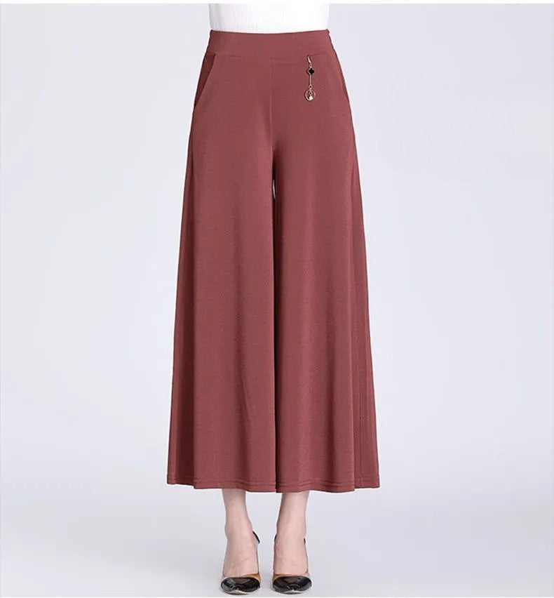 Pantalon à jambes larges