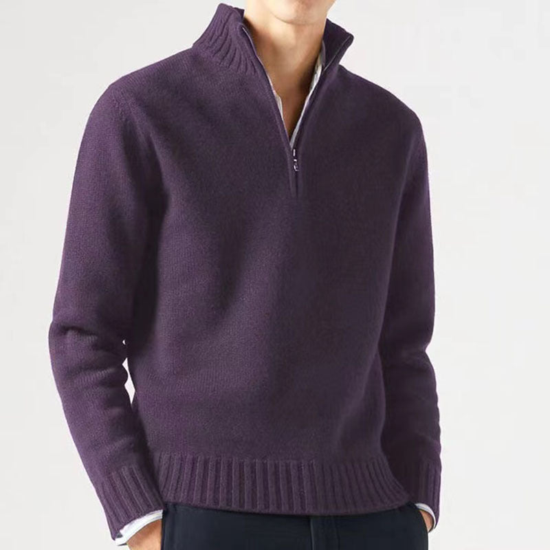 Pull-over à zip pour hommes